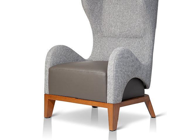 Stylish curved chair